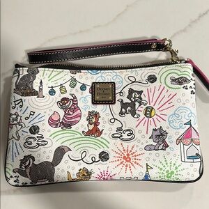 Dooney & Bourke Disney Cat Print Wristlet